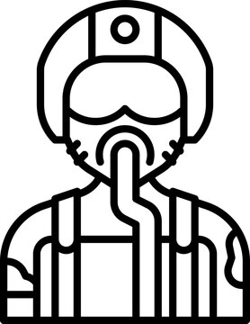 recommend clip art: Pilot military icon