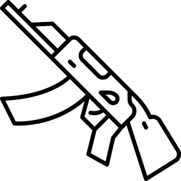 recommend clip art: Gun rifle icon