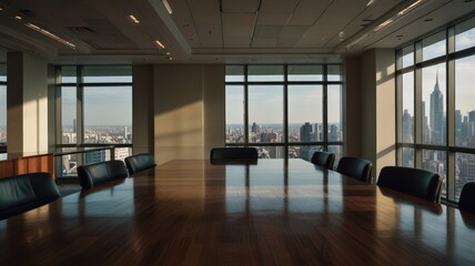 Meeting Room with City View