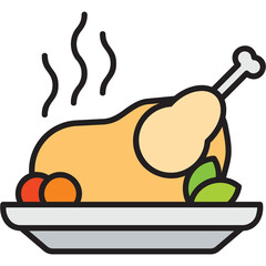 Grill Chicken Sticker