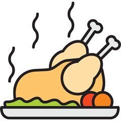 Roast Turkey Sticker