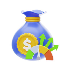 3D Track Key Metrics to Measure Asset Success. 3D Icon