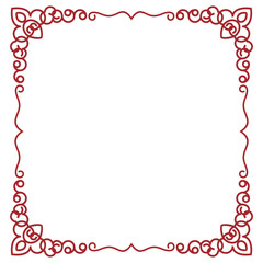 square frame decorative borde...