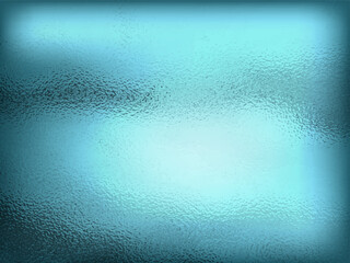 Blue Light matte Foil Glass Ribbed Texture surface Transparent background. Frosted winter Clear crystal window. White gray gradient vector Plexiglass overlay backdrop. Plastic Stained glass effect.