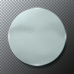 Square Foil Glass Ribbed Texture, Transparent matte blue and grey Frosted glass, Blur effect. Stained glass decorative background. Vector Rough isolated shape rippled surface. Plexiglass overlay