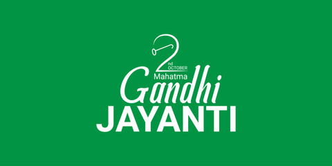 2nd October Happy Gandhi Jayanti. indian Freedom Fighter Mahatma Gandhi he is known as Bapu, Gandhi Jayanti creative unique design idea concept vector illustration. national holiday in India