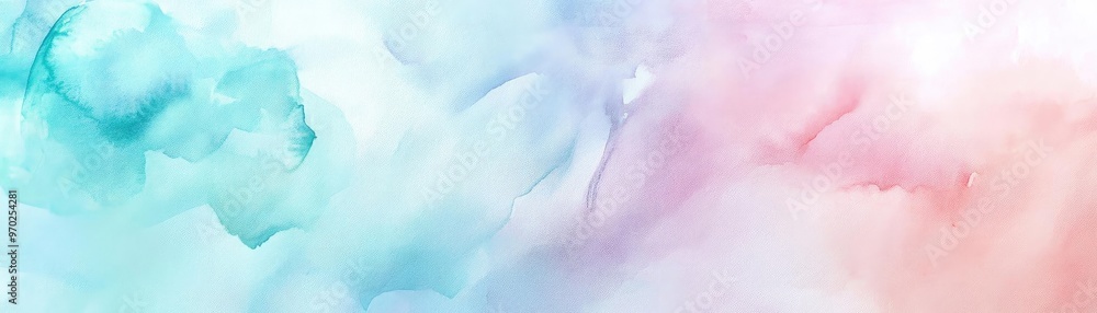 Poster soft pastel hues blend beautifully in this abstract artwork, creating a serene and calming atmospher
