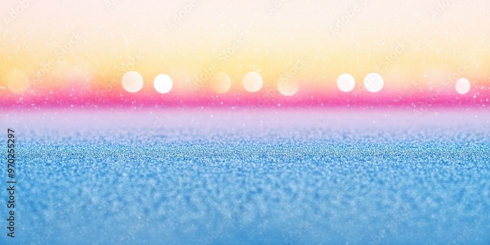 Poster abstract colorful gradient with bright bokeh lights for soft backgrounds design featuring pink and b