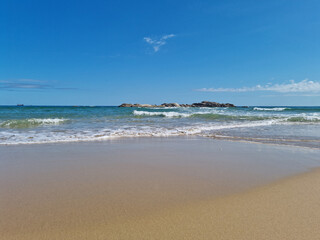 This is Sampo Beach in Gangwon-do, South Korea.