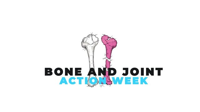 Bone and joint action week. bone motion.