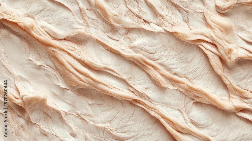 Poster a smooth, textured surface in soft shades of beige, ideal for backgrounds or abstract designs with a