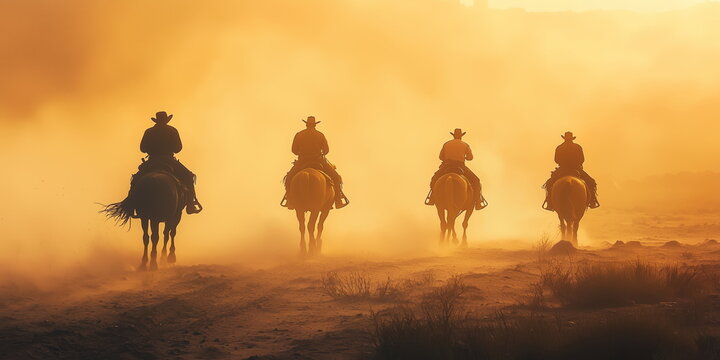 cowboys, western front. Ranchers, wranglers.