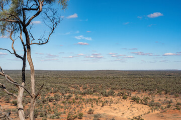 View over the Australian outback