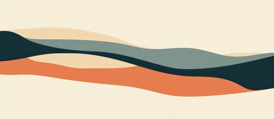 Obraz premium Abstract Clean Lines With Neutral Background And Subtle Imagery