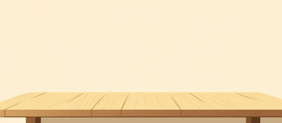 Empty Wooden Tabletop Background For Product Display