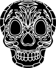 Sugar skull illustration vector