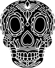 Sugar skull illustration vector