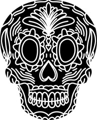 Sugar skull illustration vector