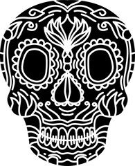 Sugar skull illustration vector