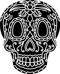 Sugar skull illustration vector