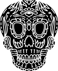 Sugar skull illustration vector