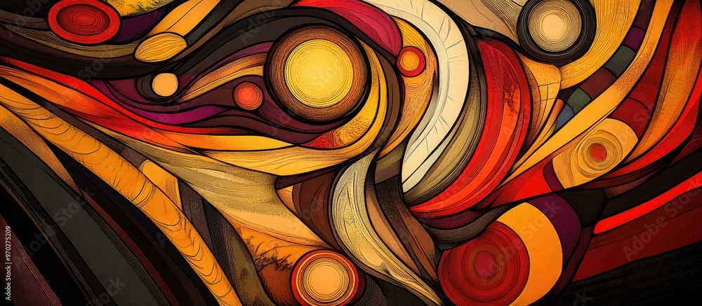 Aufkleber abstract design image suitable for various creative projects