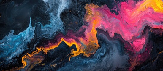 Abstract acrylic backdrop featuring a marble effect with painted stroke textures Suitable for web and game design this grunge mud art creates a surreal touch for your project