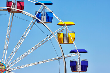 Carnival Ride at an Amusement Park