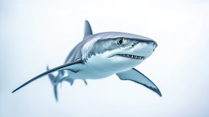 Fototapeta premium Shark isolated on white background
