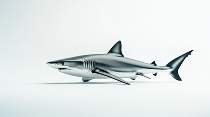 Fototapeta premium Shark isolated on white background