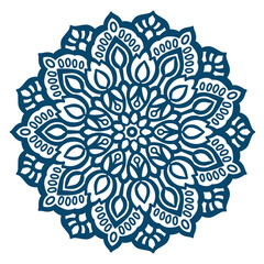 Flower Pattern Ethnic Geometric native tribal boho motif aztec textile fabric carpet mandalas African