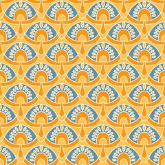 Flower Pattern Ethnic Geometric native tribal boho motif aztec textile fabric carpet mandalas African