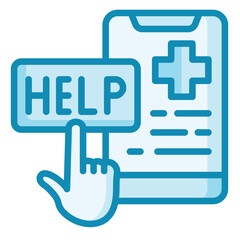 Obraz premium Self-Help Icon