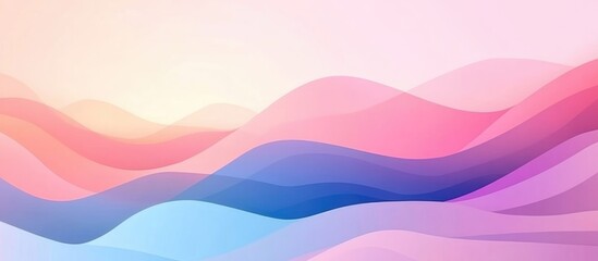Beautiful Abstract Background With Calm Gradient Ai Generated