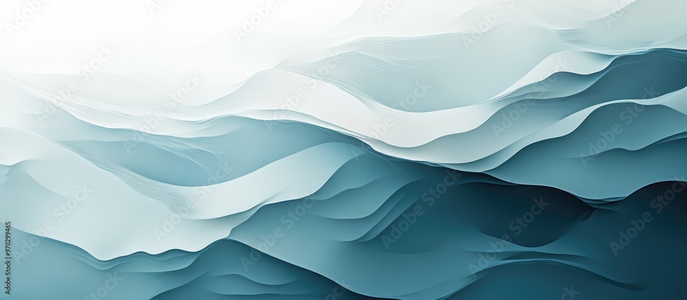 Poster desaturated textured background with surreal conceptual appearance resembling ocean wave patterns gl