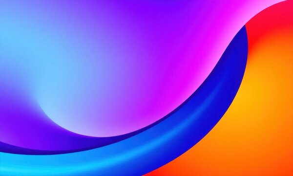 a dynamic and modern mobile phone wallpaper with an organic fusion of electric violet transitioning into teal blue and warm sunset orange in a sleek curvilinear motion.