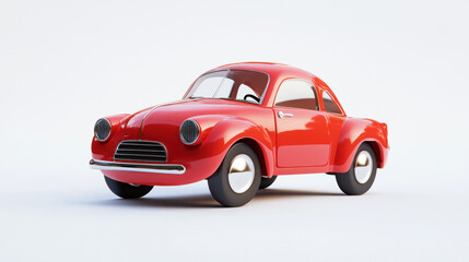 Obraz premium Red Vintage Car.
