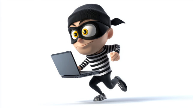 Hacker Cartoon.