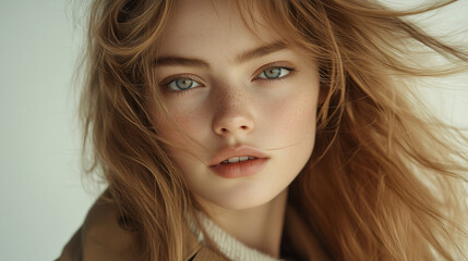 Naklejka premium portrait of a woman