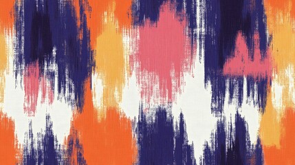 Seamless Ikat Pattern Abstract background for textile design wallpaper surface textures and wrapping paper