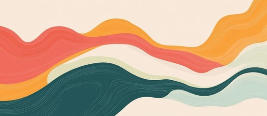 Colorful Motion Background Banner Design With Empty Space