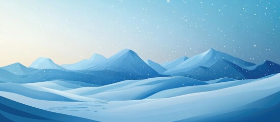 Fototapeta premium Stunning Winter Landscape Wallpaper Featuring Frozen Snowflakes
