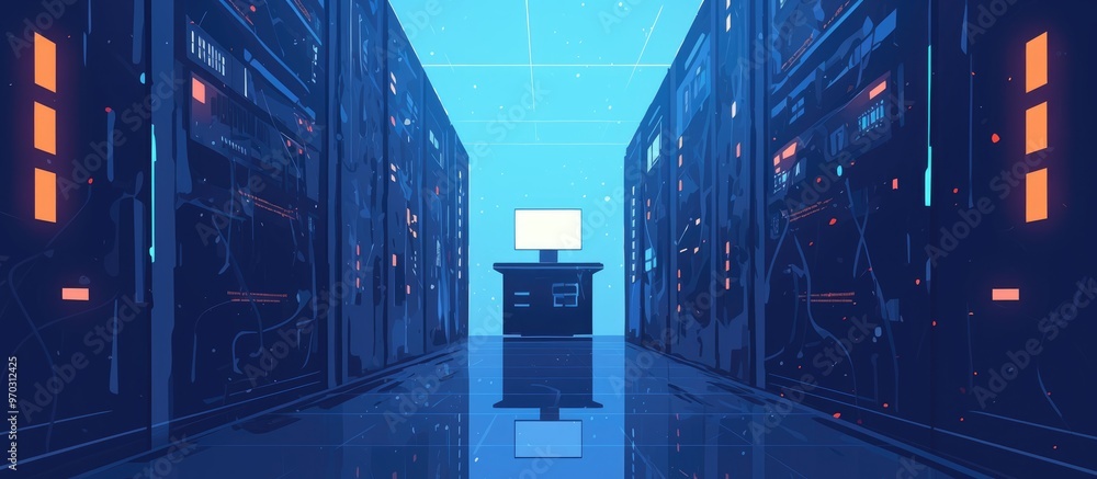 Poster data center server monitoring in the digital realm