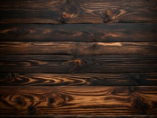 Fototapeta premium dark burnt wood texture background