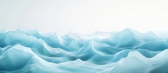 Obraz premium Desaturated Textured Background With Surreal Conceptual Appearance Resembling Ocean Wave Patterns Glacier Or Ice Surface Digitally Created Image