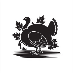 thanksgiving turkey silhouette