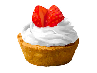 タルトケーキ（いちご）生クリーム