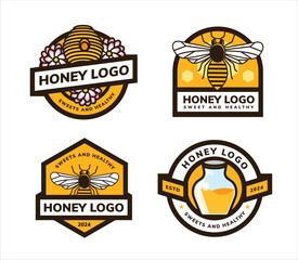 honey bee logo design