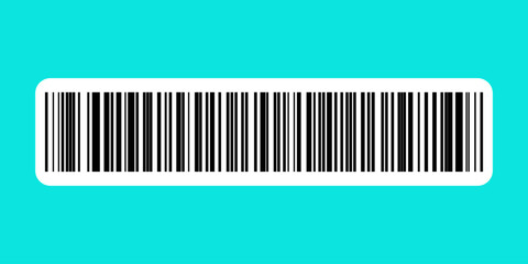 Fake barcode for design collection. Barcode labels code stripes sticker isolated on white background.