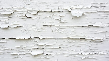 Obraz premium White Cracked Peeling Paint Texture Background